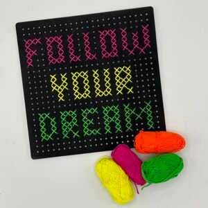 Borduurplankje - Neon