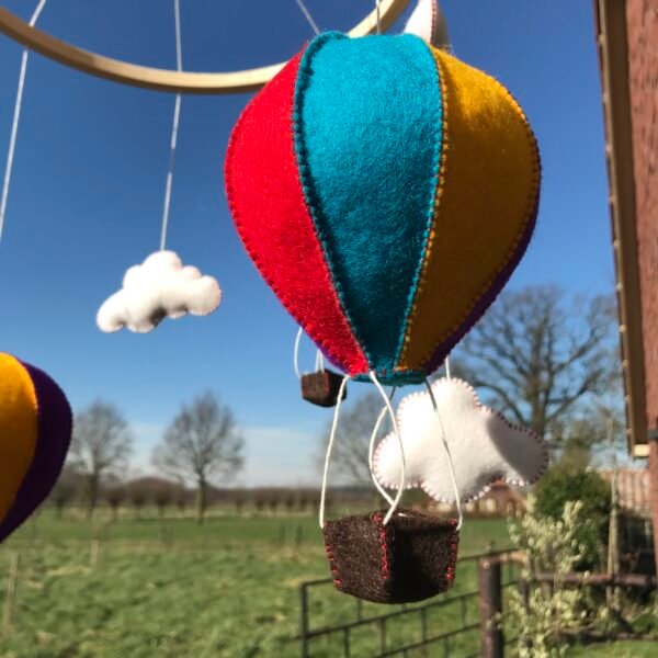 Luchtballon Mobiel Kleurenmix - Afbeelding 3