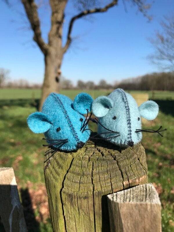 Wolvilt muisjes - Afbeelding 3