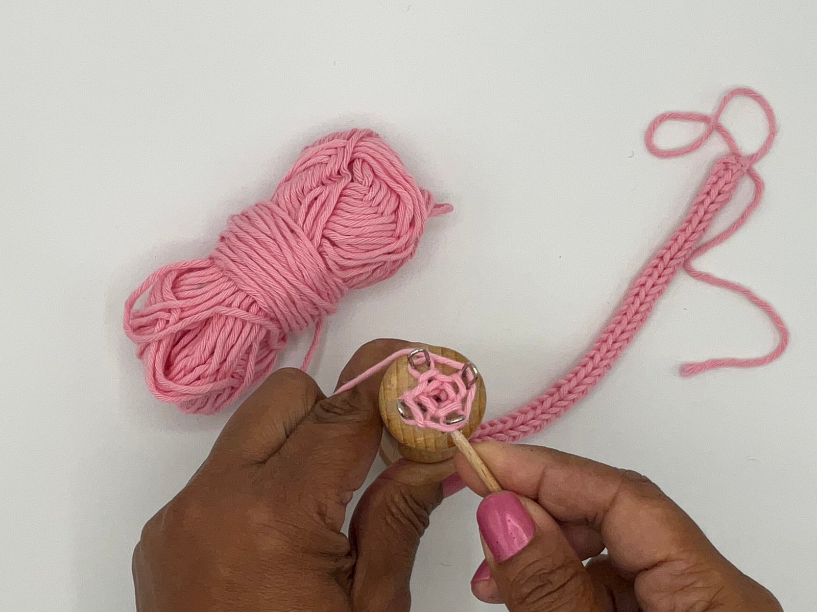 Bloemen punniken - roze/paars - Afbeelding 7