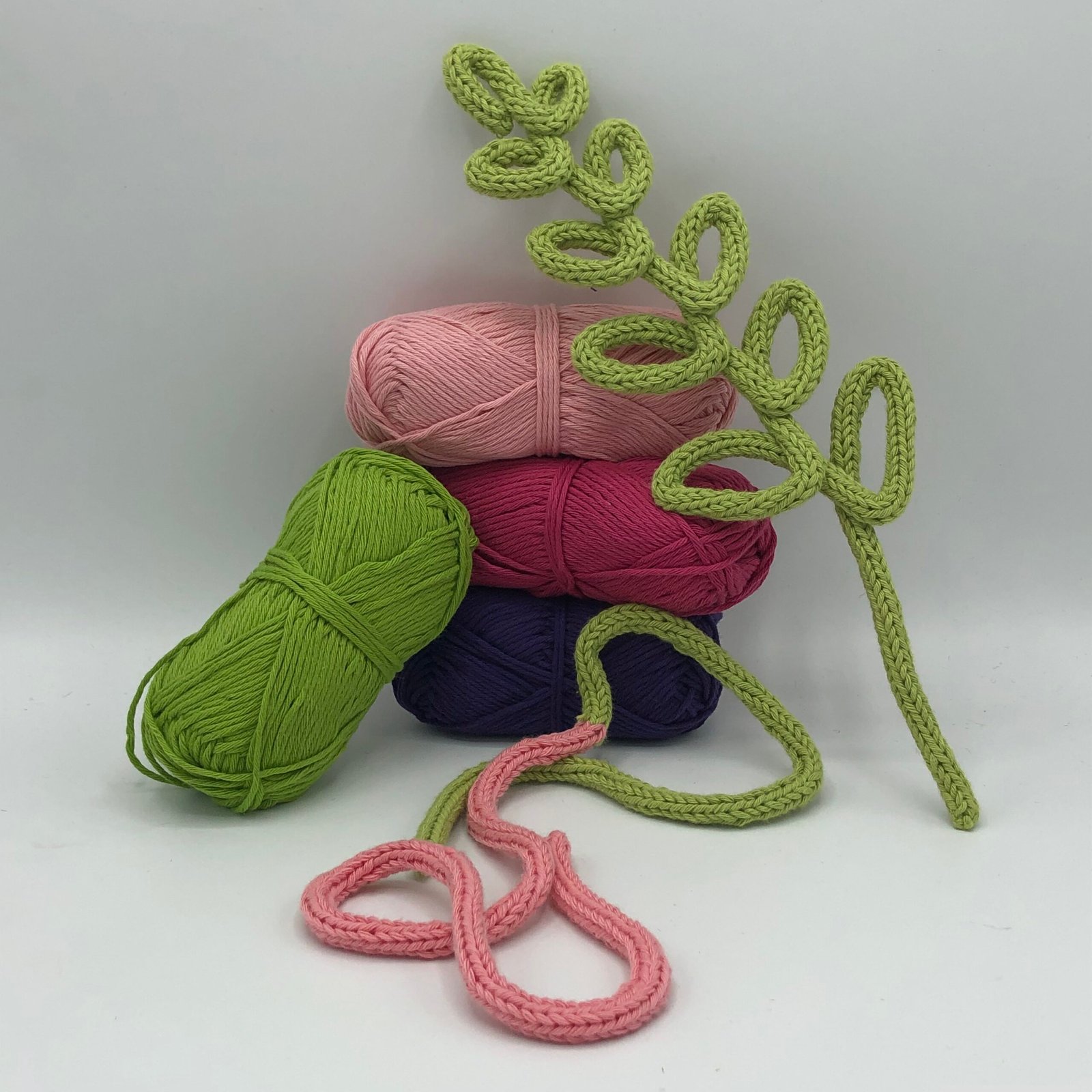 Bloemen punniken - roze/paars - Afbeelding 4