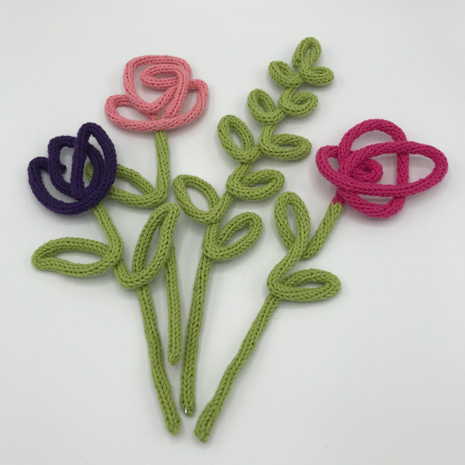 Bloemen punniken - roze/paars - Afbeelding 5