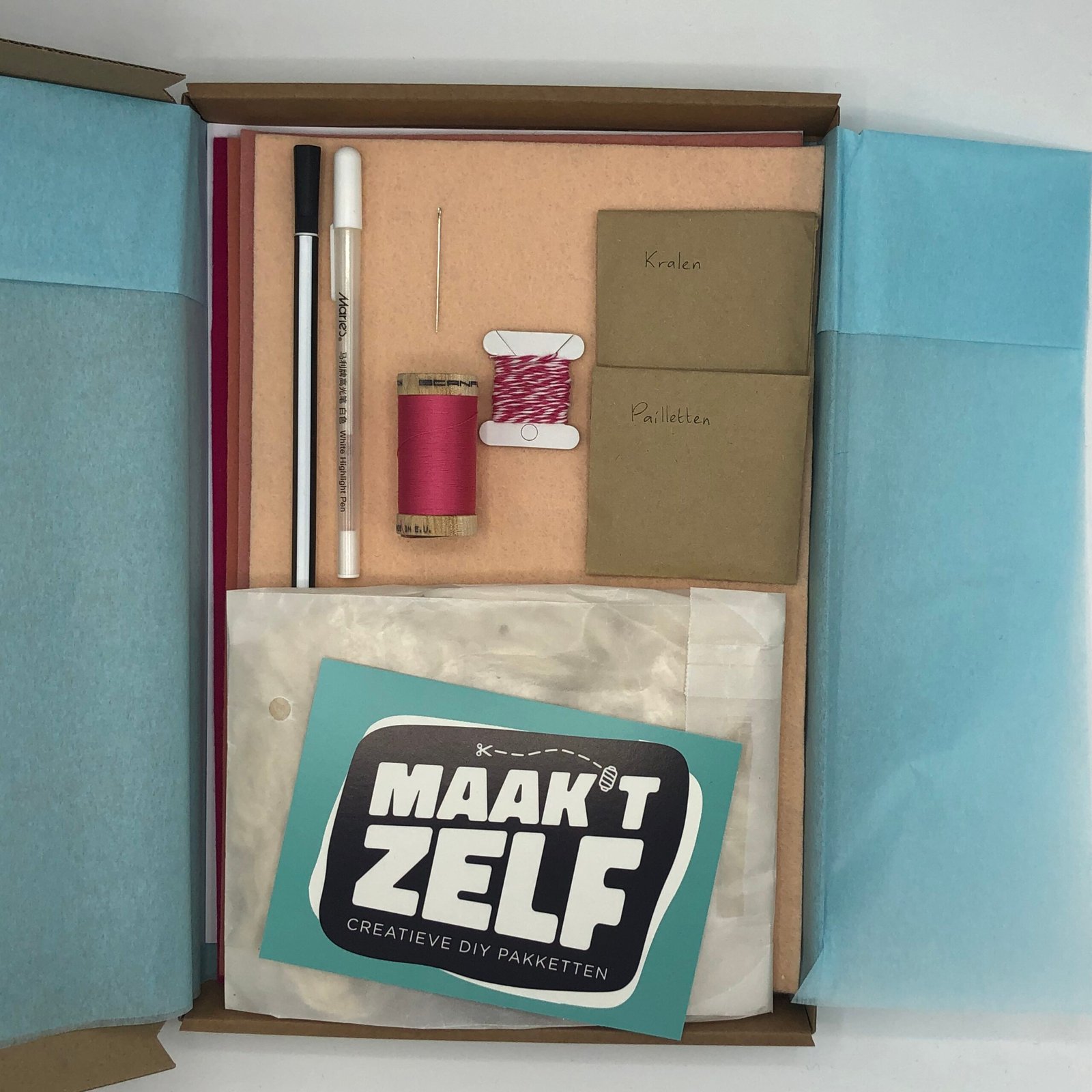 Wolvilt Kerstballen - Afbeelding 2